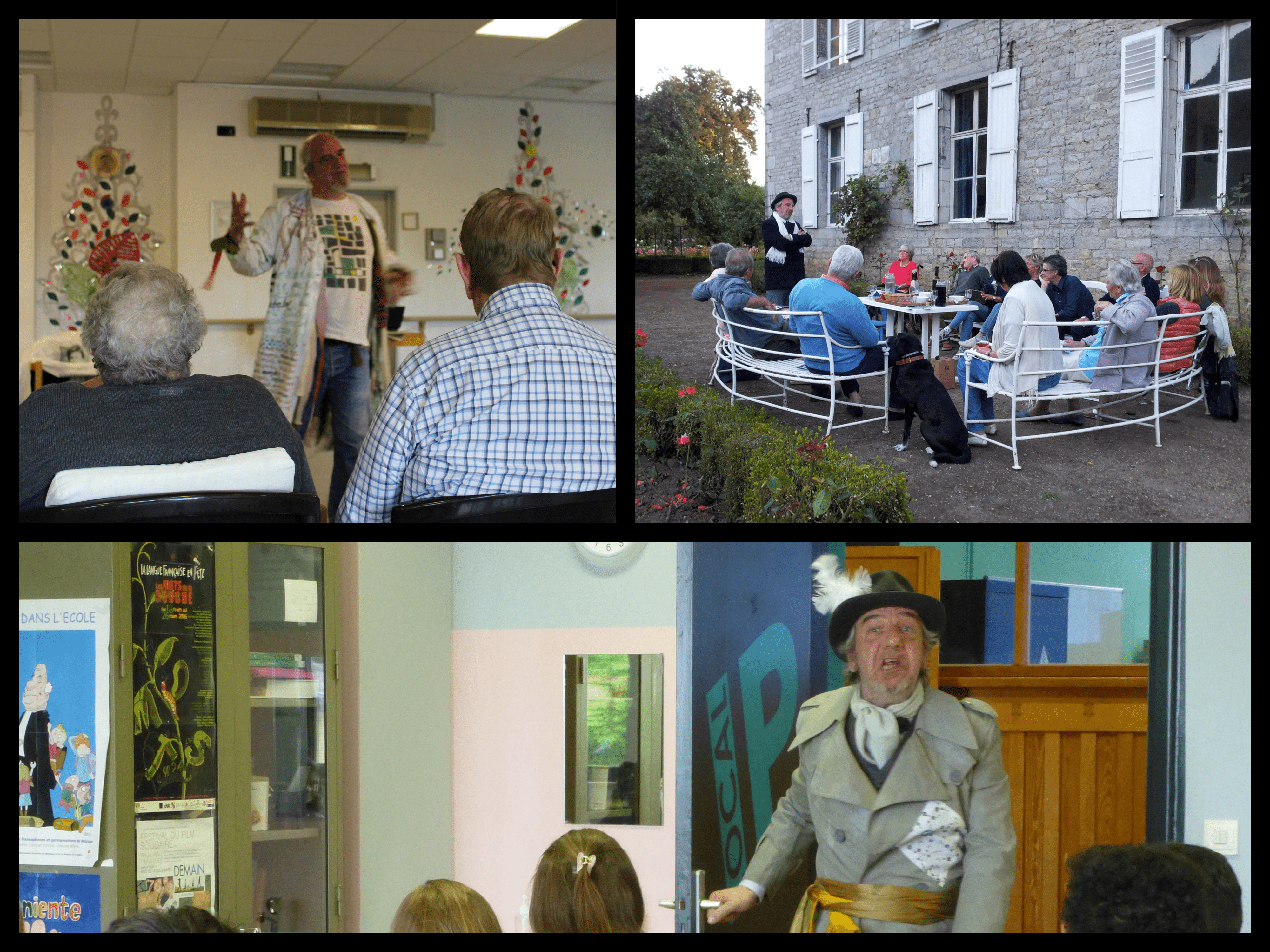 Pancarte poétique indiquant le Paradis